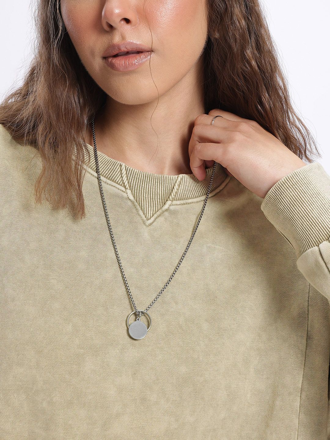 DressBerry Dyed Drop-Shoulder Sweatshirt