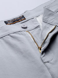 The Indian Garage Co Men Blue Slim Fit Chinos Trousers
