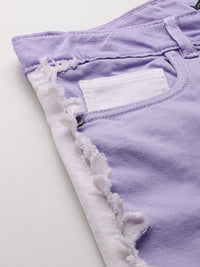 DressBerry Women Straight Fit Colourblocked Stretchable Jeans
