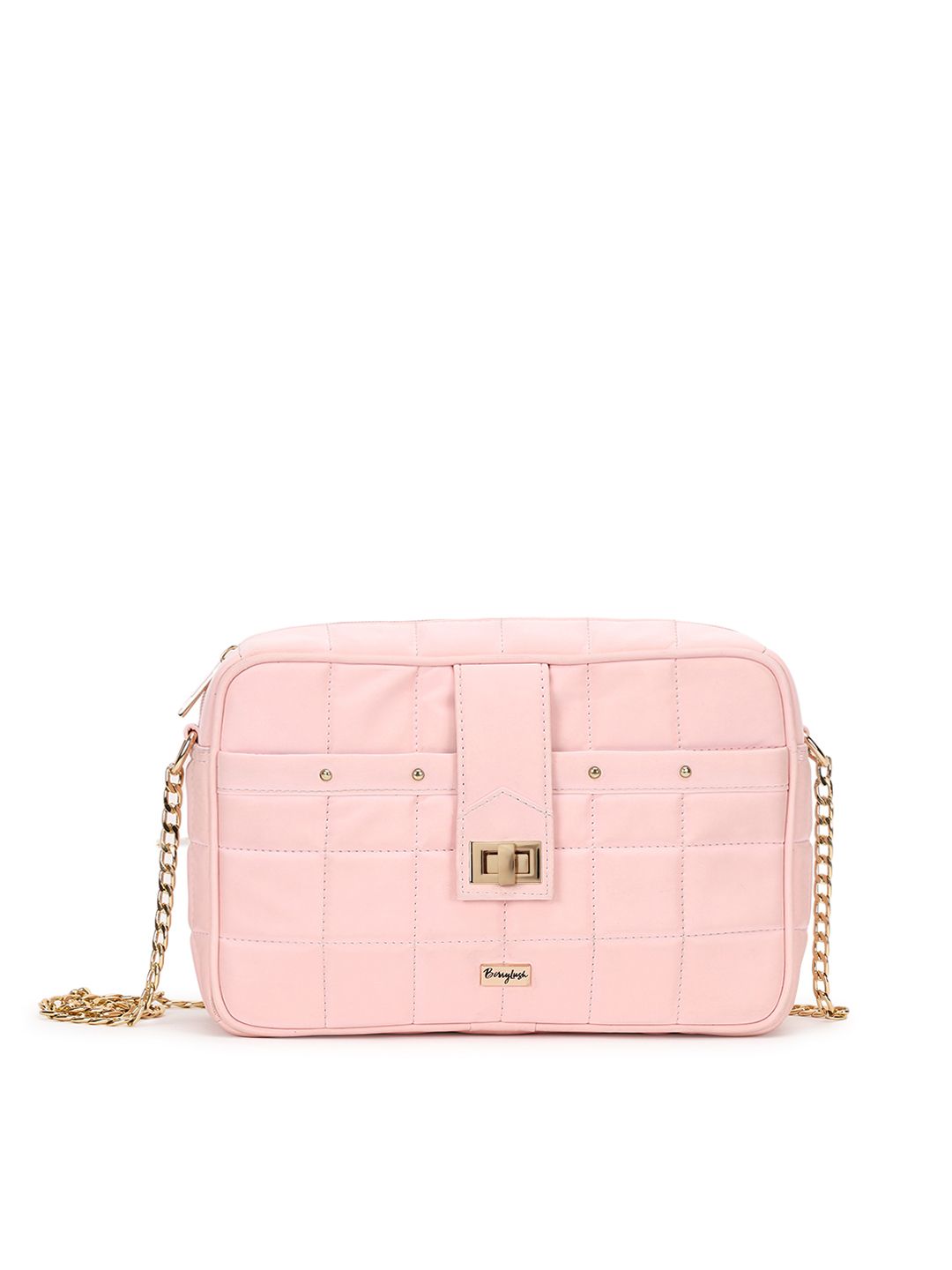 Berrylush Textured Structured Handheld Bag with Quilted