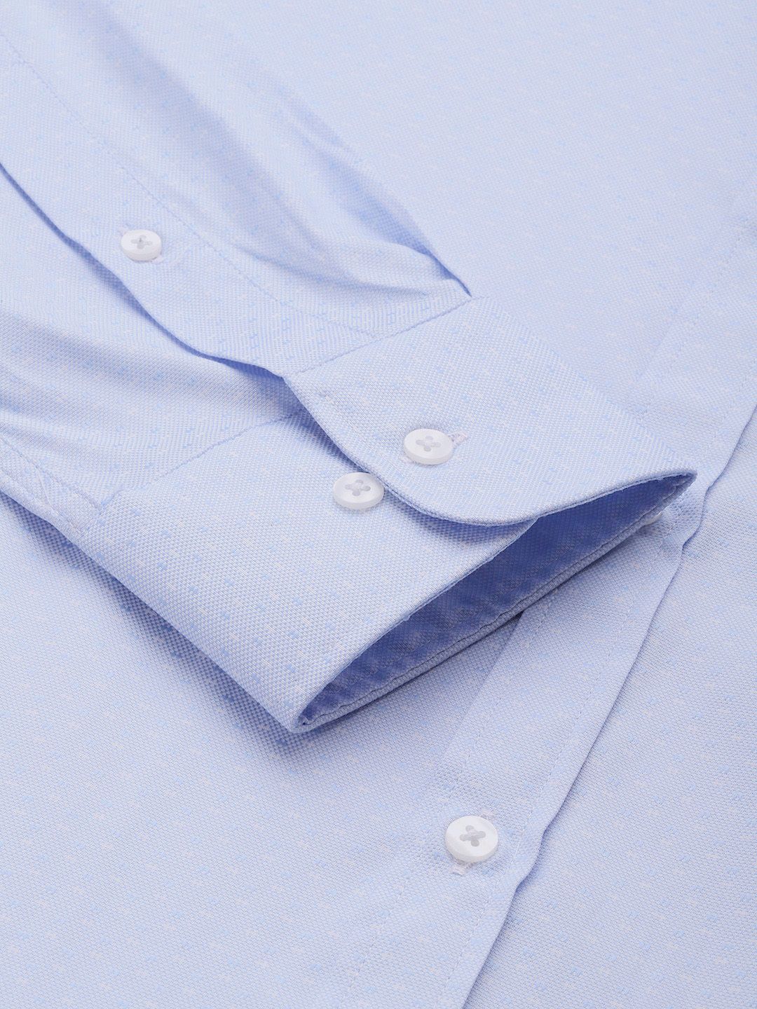 Park Avenue Slim Fit Self Designed Formal Shirt