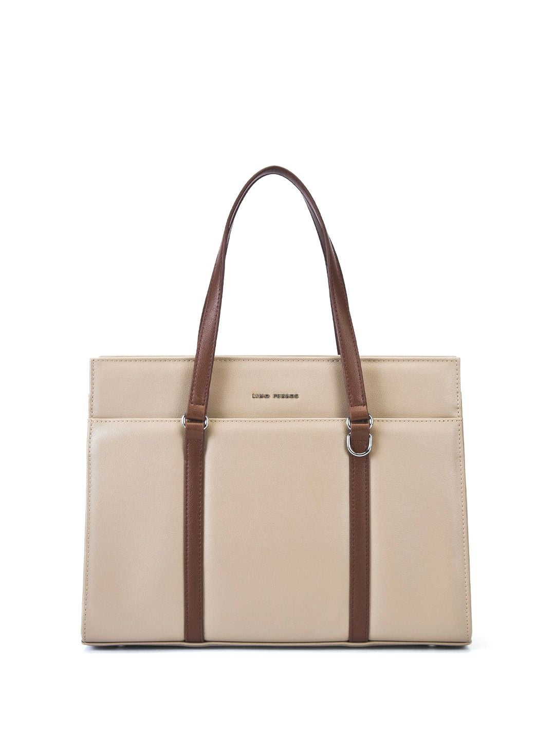 Lino Perros Oversized Structured Tote Bag with Quilted