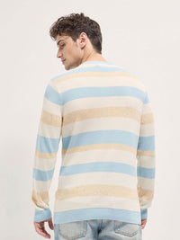THE BEAR HOUSE Men Striped Slim Fit T-shirt