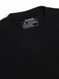 Bene Kleed Men Typography Printed Round Neck Cotton Oversized T-shirt