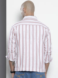 The Indian Garage Co Striped Casual Shirt