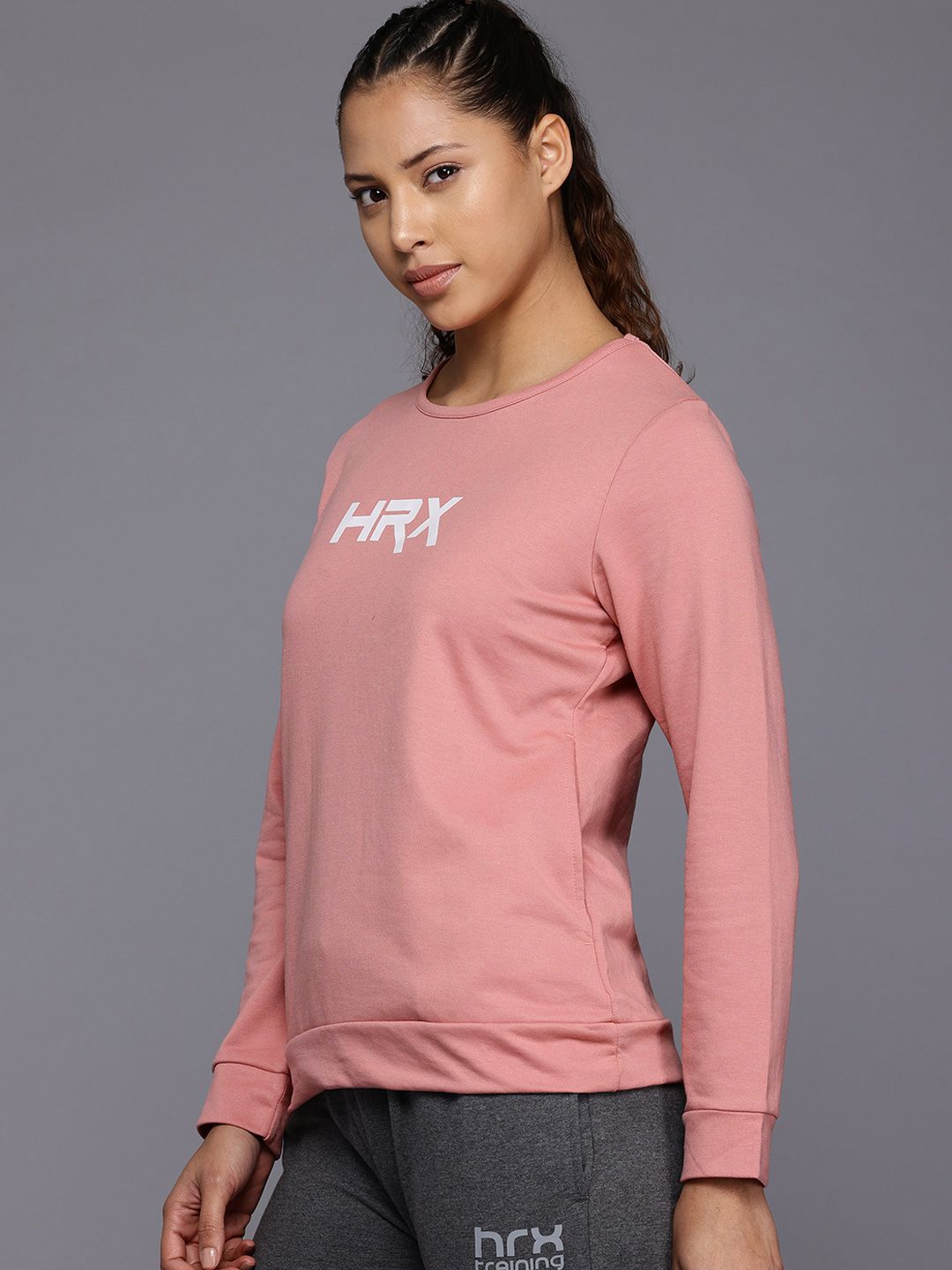 HRX by Hrithik Roshan Printed Training Sweatshirt