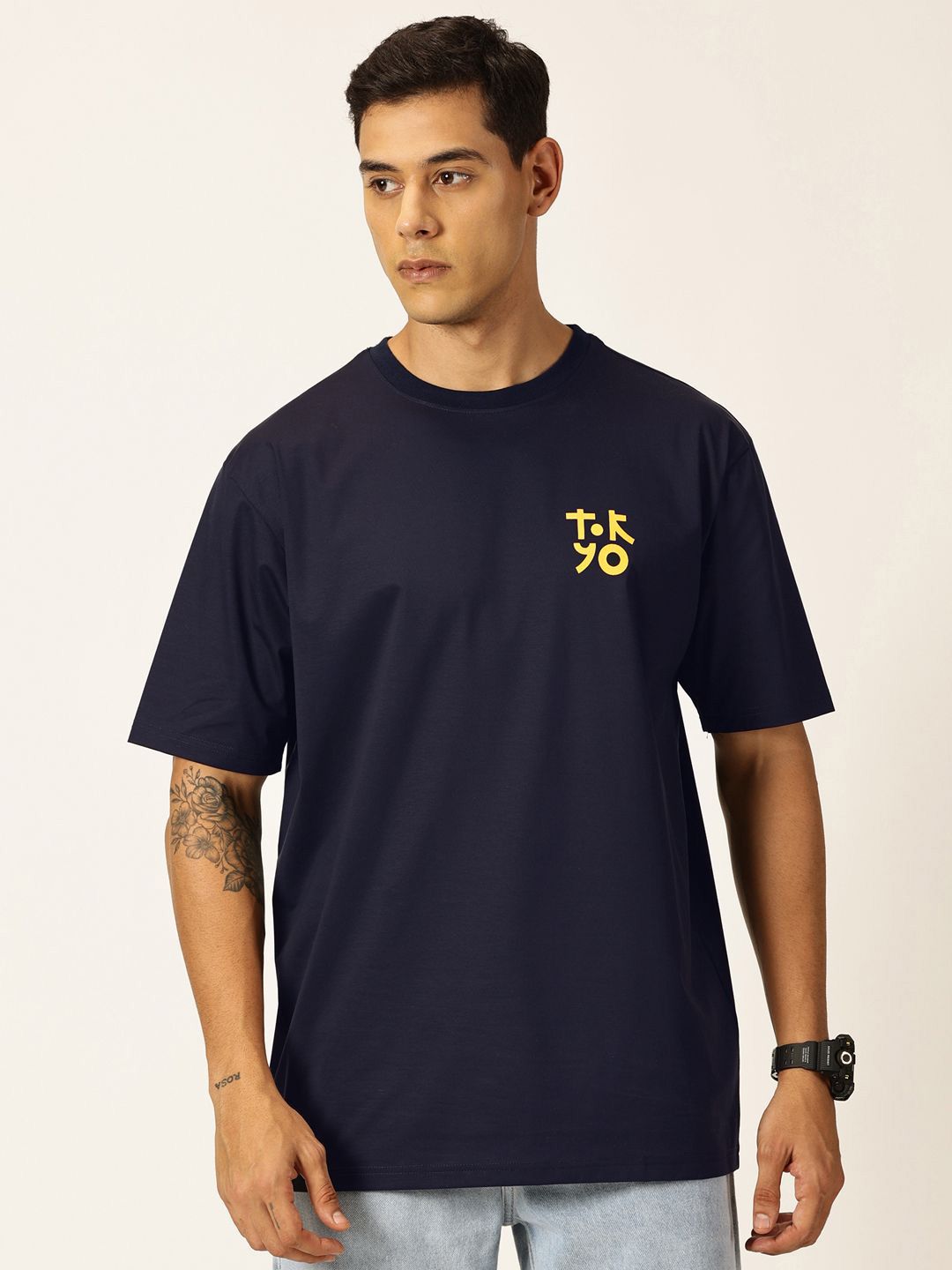 Thomas Scott Graphic Printed Drop Shoulder Oversized T-shirt