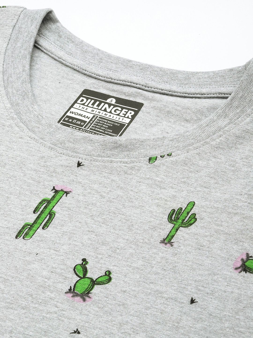 DILLINGER Printed Pure Super Combed Cotton Boxy T-shirt