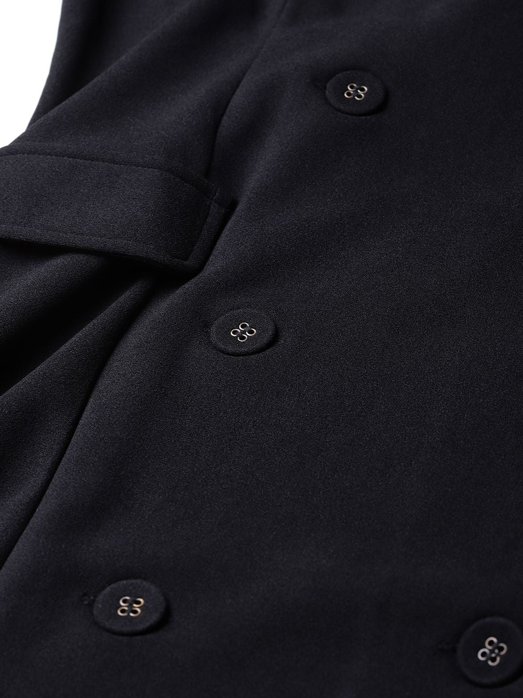 SASSAFRAS Black Blazer Dress