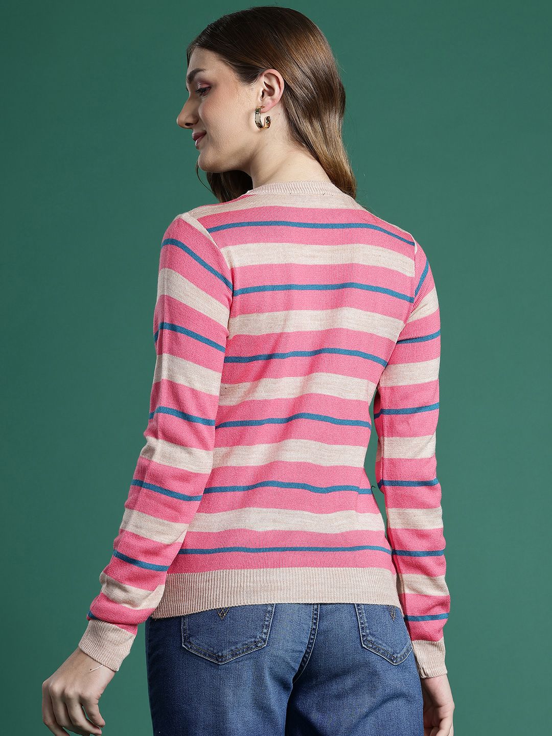 DressBerry Striped Pullover Sweaters