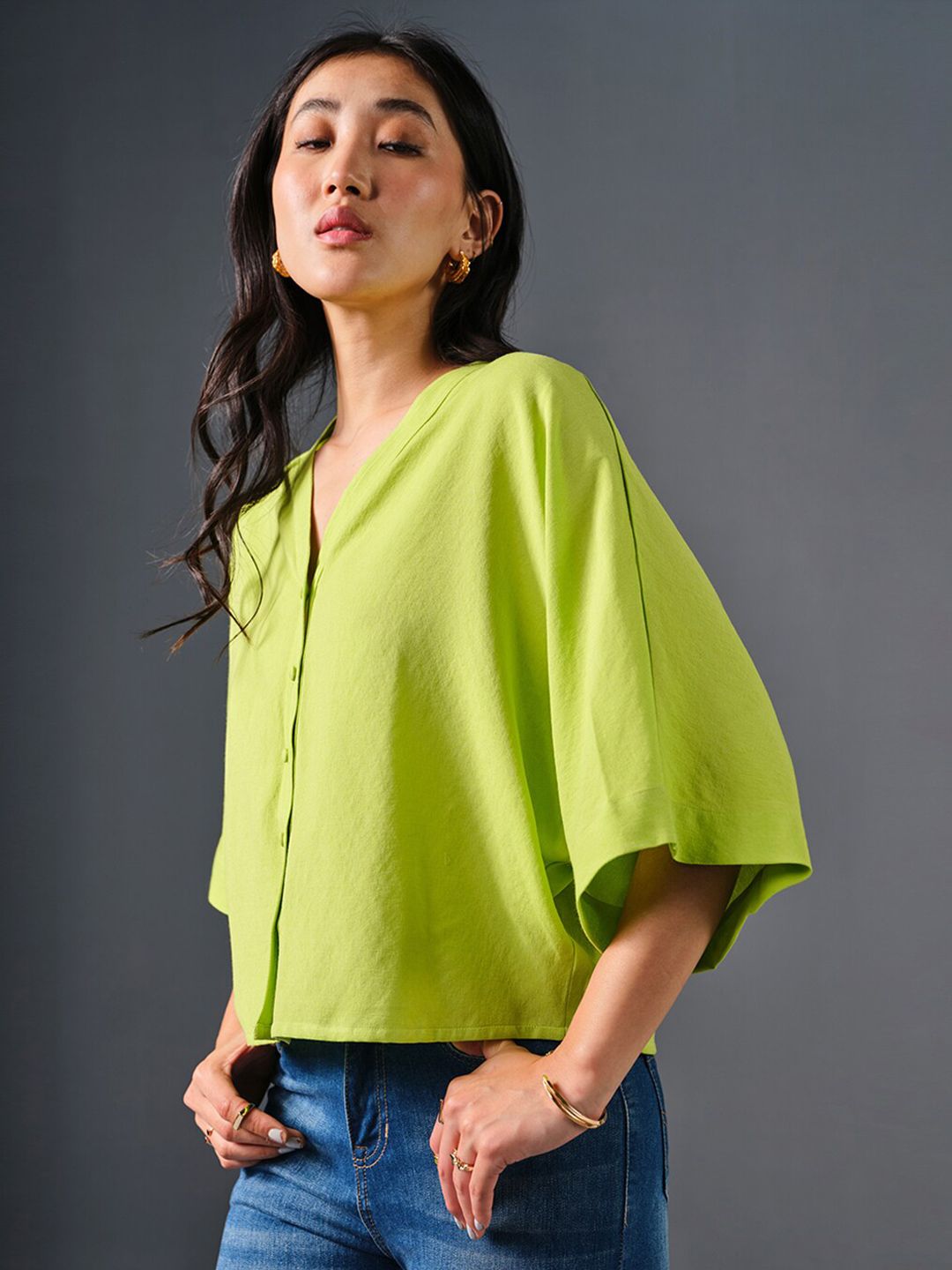 AND Flared Sleeve Top