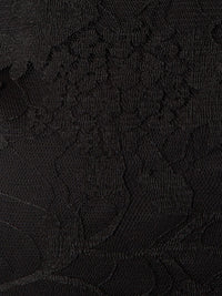 Miss Chase Black Lace Sisipkan Fit dan Flare Dress