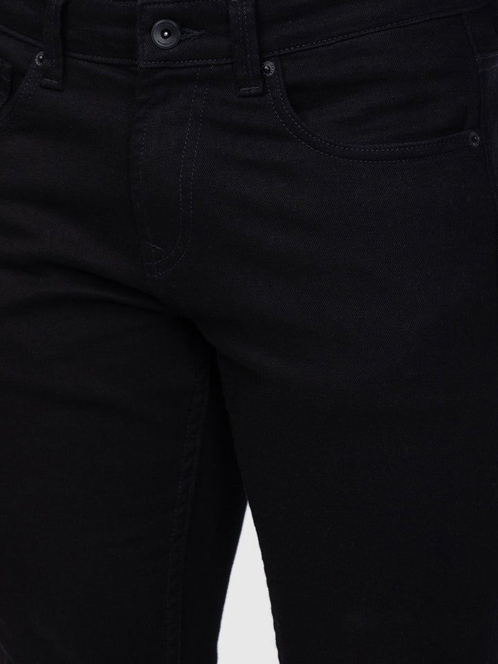 SPYKAR Men Black Super Skinny Fit Low-Rise Cotton Jeans