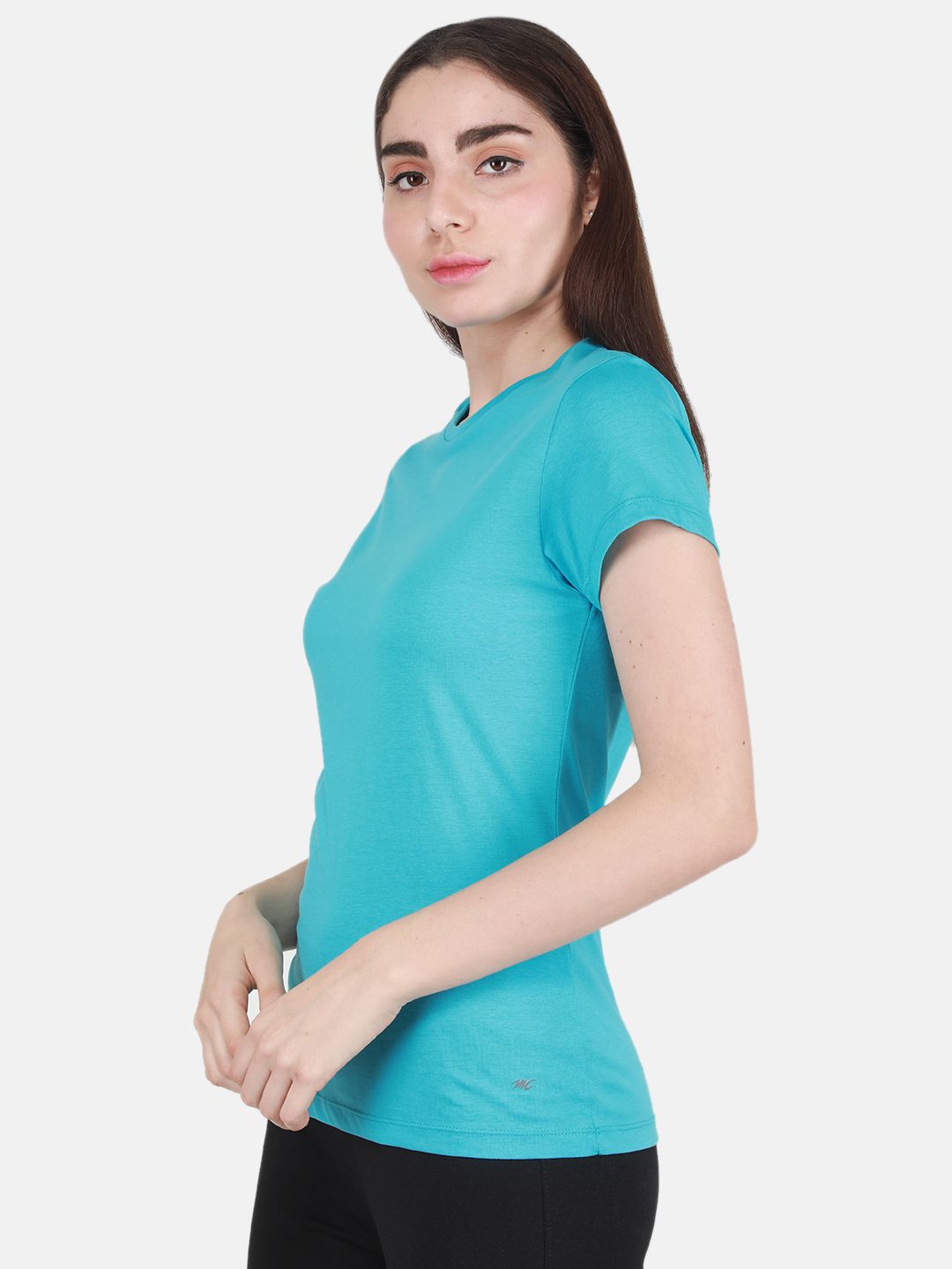Monte Carlo Women Pack of 2 Cotton Round Neck Tops