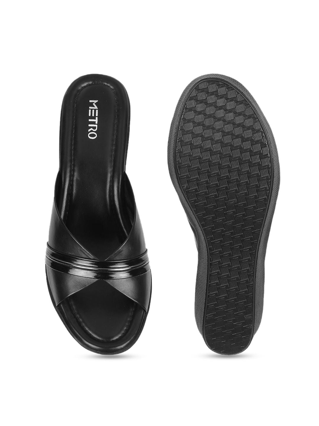 Metro Open-Toe Wedge Heels