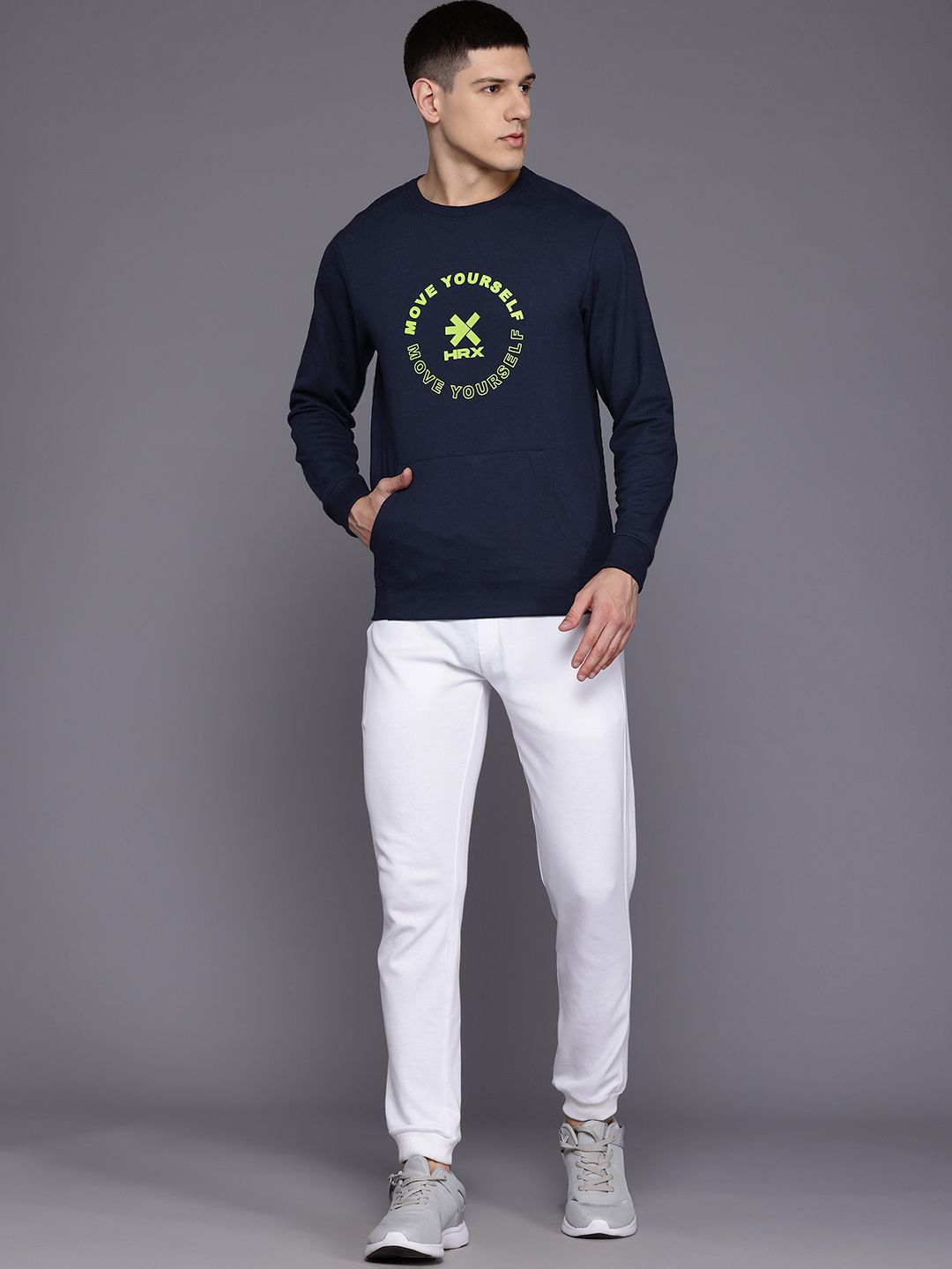 HRX by Hrithik Roshan Printed Outdoor Sweatshirt