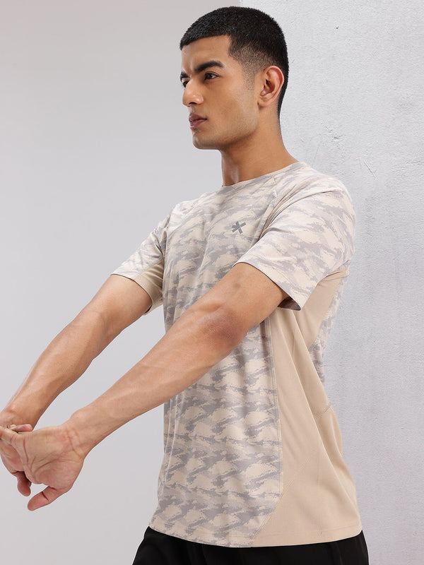 HRX by Hrithik Roshan Rapid-Dry Printed Training T-shirt