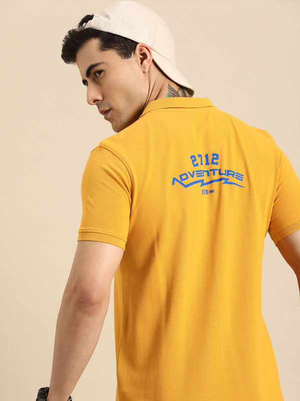 Being Human Men Polo Collar Pure Cotton T-shirt