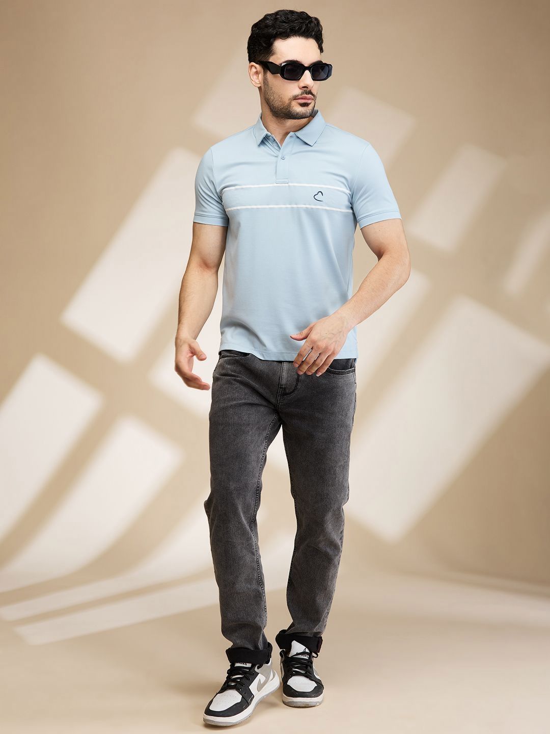 Being Human Men Polo Collar Pockets T-shirt