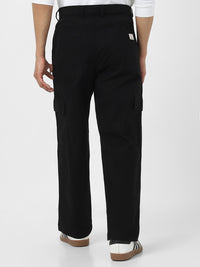Urbano Fashion Men Loose Baggy Fit Solid Cargo Chino Pant with 6 Pockets Non-Stretchable