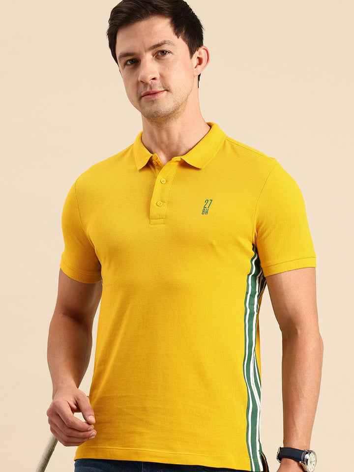 Being Human Polo Collar Pure Cotton T-shirt