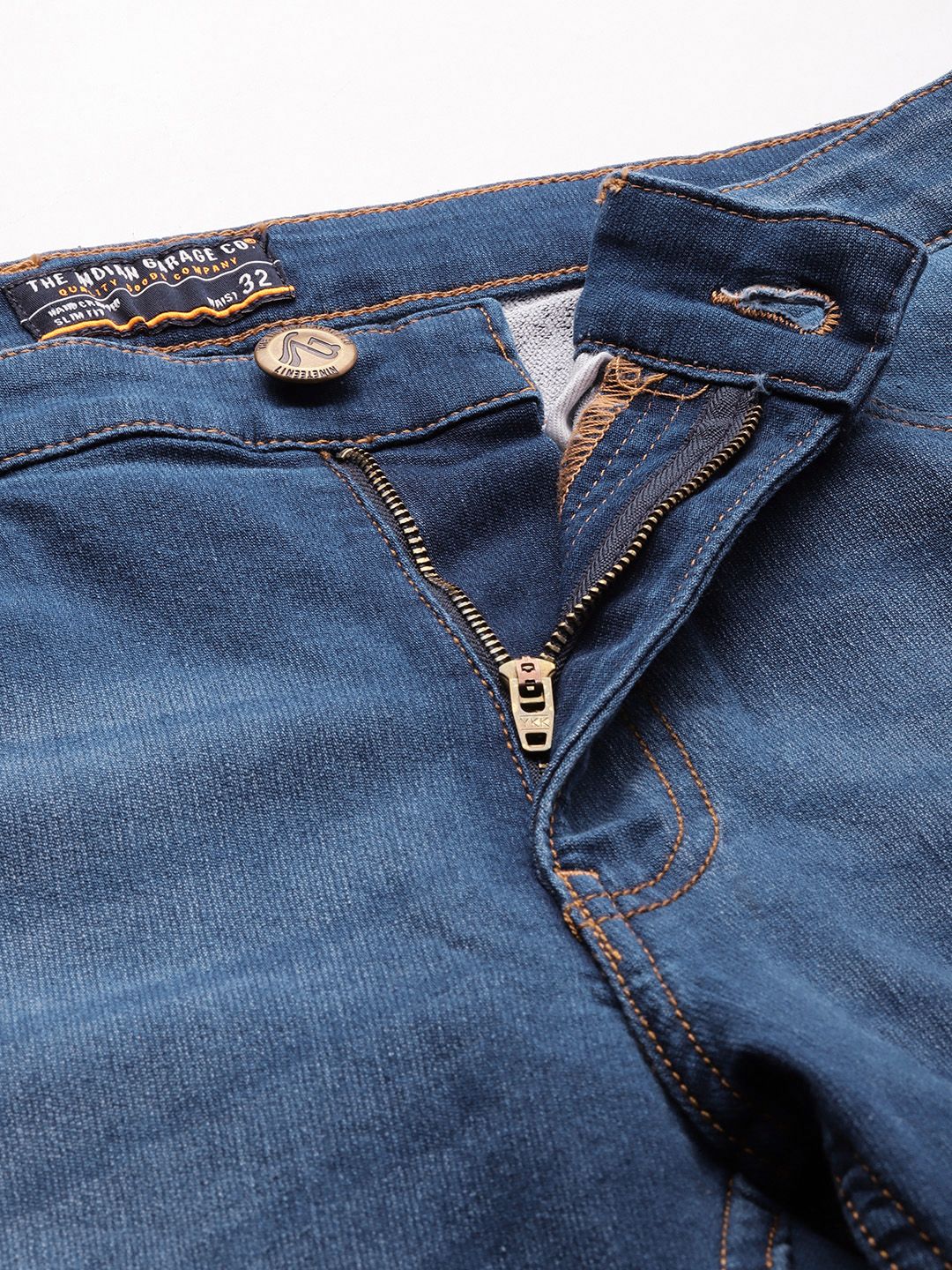 The Indian Garage Co Men Slim Fit Stretchable Jeans