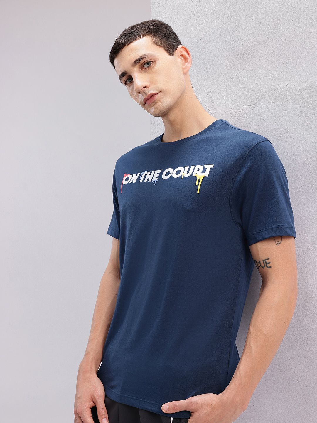 HRX by Hrithik Roshan Typography Printed T-shirt
