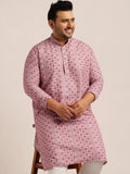 SOJANYA PLUS Lelaki Motif Etnik Cetakan Indie Kurta