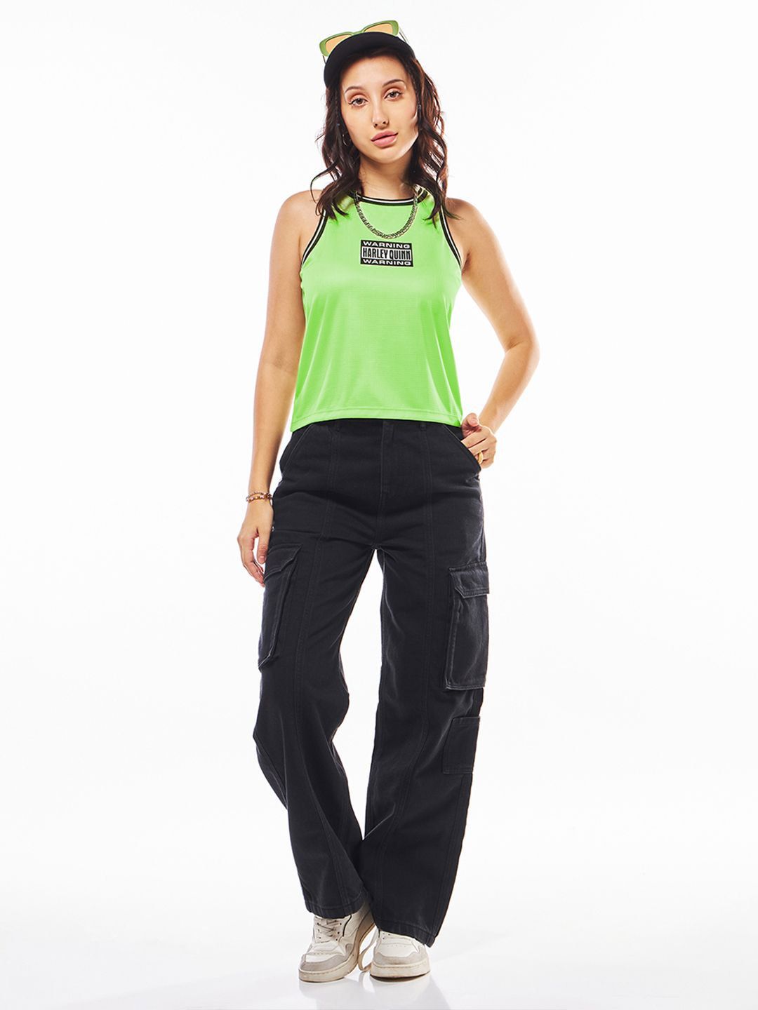 Bewakoof Graphic Printed Crop Tank Top