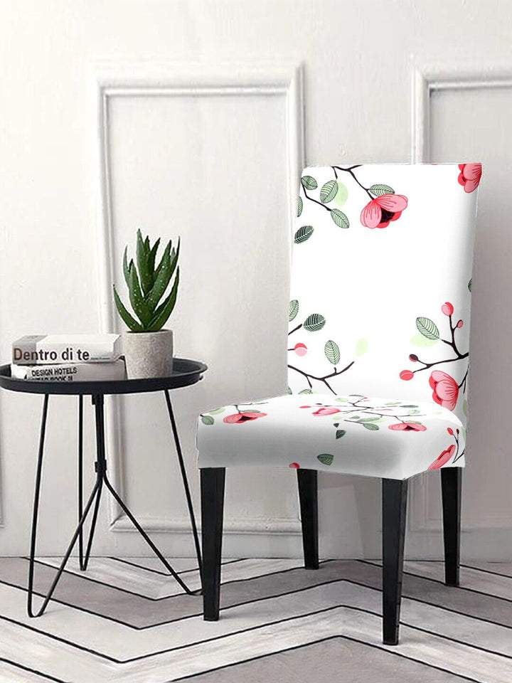 Cortina Unisex Set Of 6 Floral Printed Chair Covers