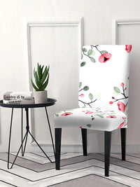 Cortina Unisex Set Of 6 Floral Printed Chair Covers