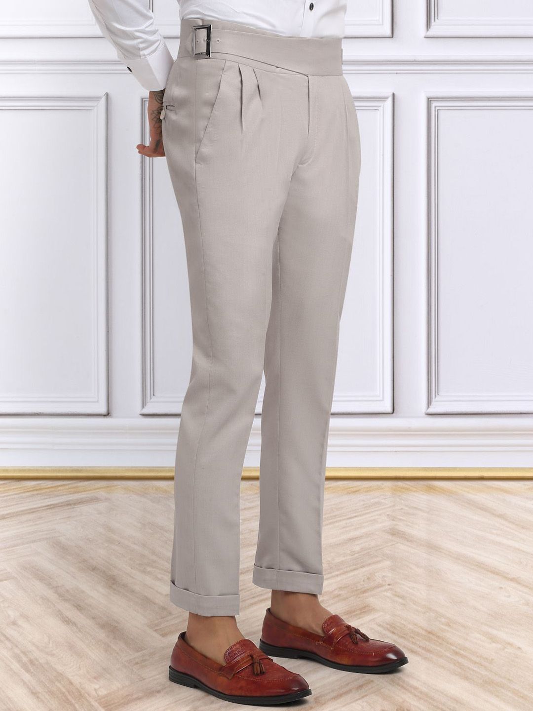 KLOTTHE Men Italian Gurkha Pants