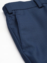 Raymond Men Solid Slim Fit Flat Front Formal Trousers