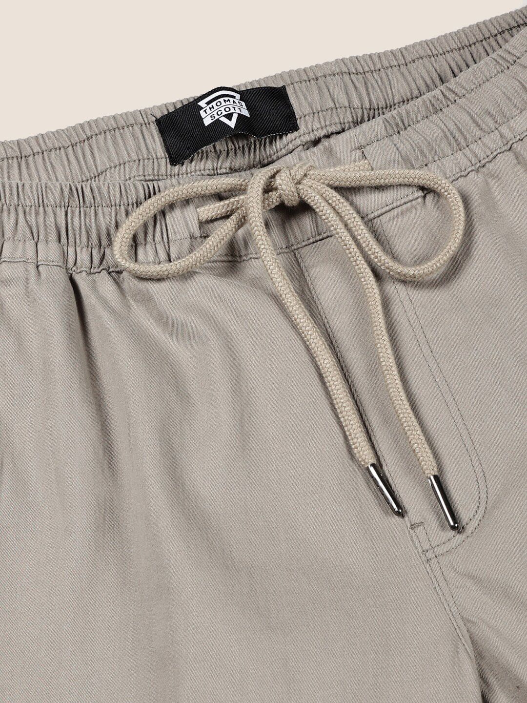 Thomas Scott Men Smart Mid Rise Cotton Trousers