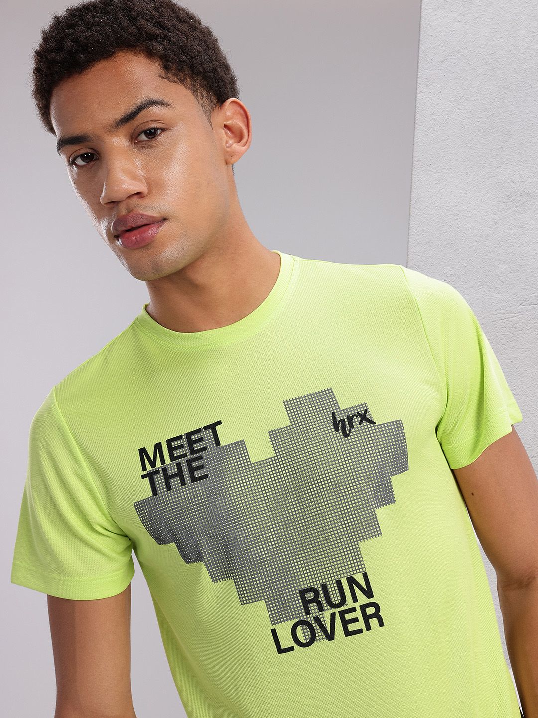 HRX by Hrithik Roshan Couple Collection Printed Rapid-Dry Running T-shirt