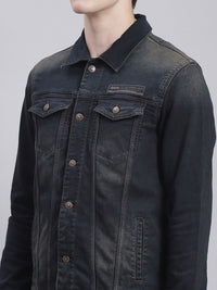Monte Carlo Spread Collar Lightweight Denim Jacket