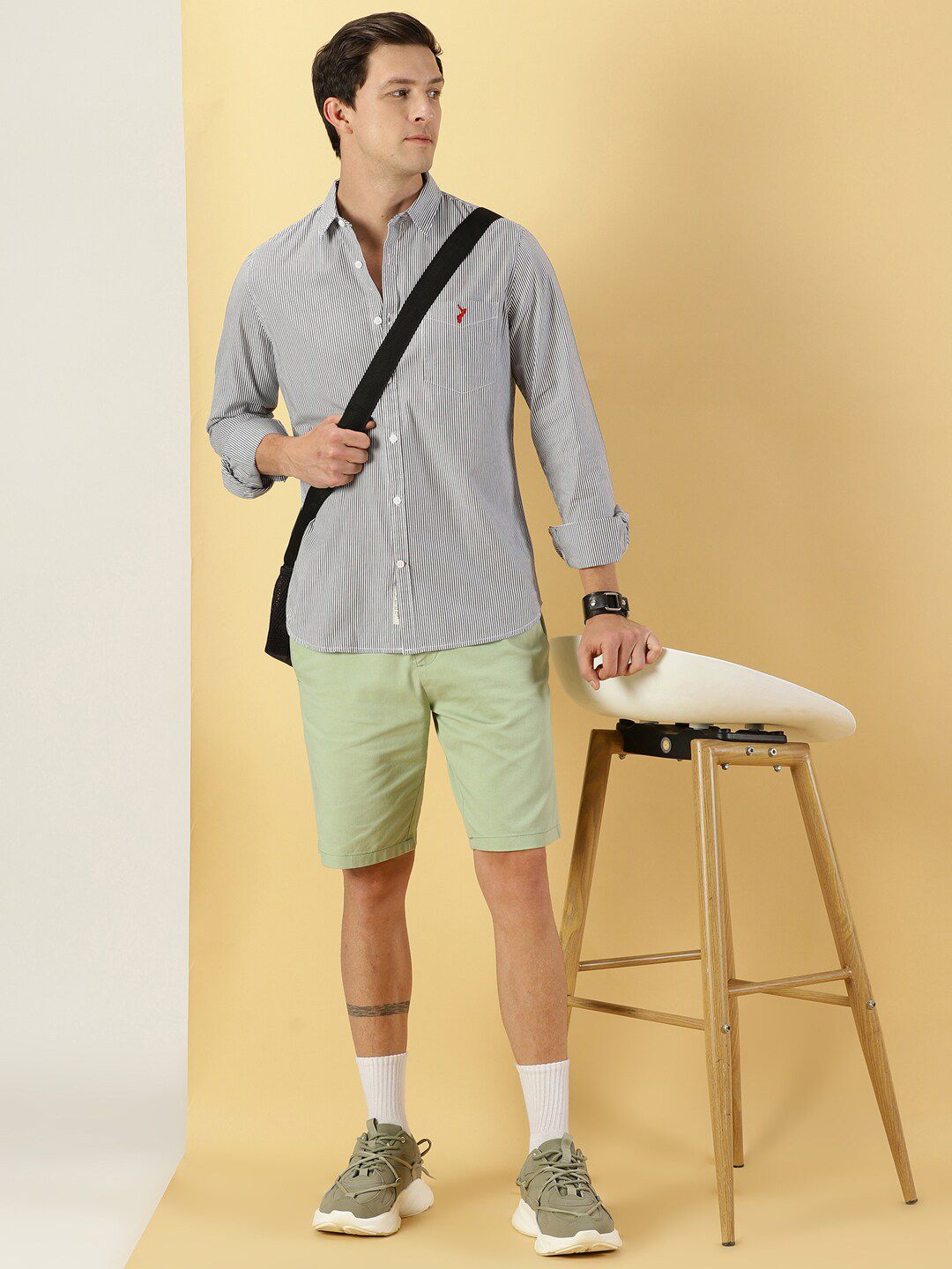 Thomas Scott Classic Slim Fit Vertical Striped Pure Cotton Casual Shirt