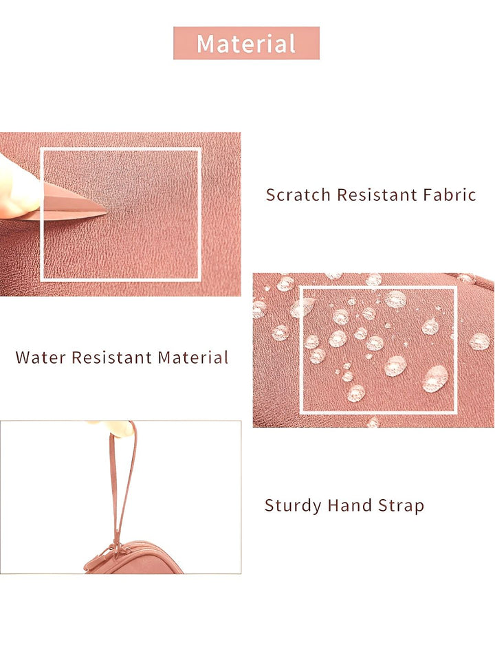 Cortina Peach Water Resistant Pouch Electronics Accessories Organisers