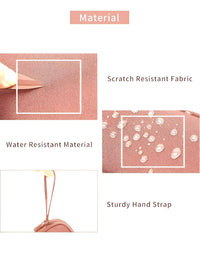 Cortina Peach Water Resistant Pouch Electronics Accessories Organisers