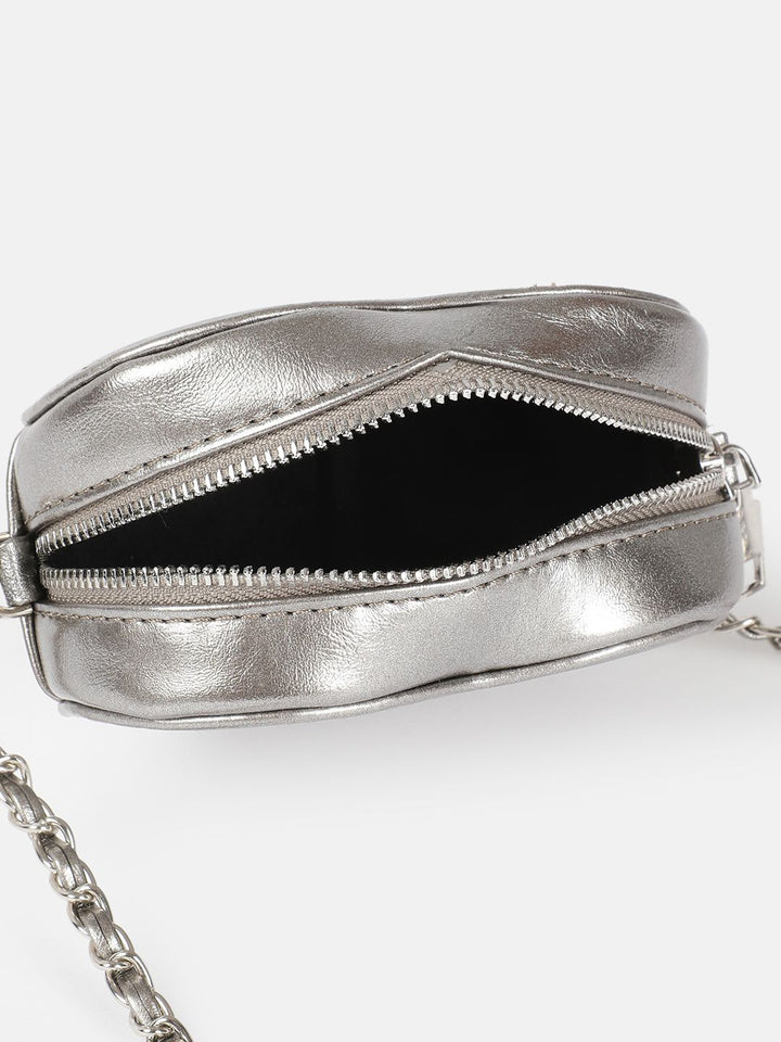 DressBerry Non-Detachable Sling Strap Structured Sling Bag