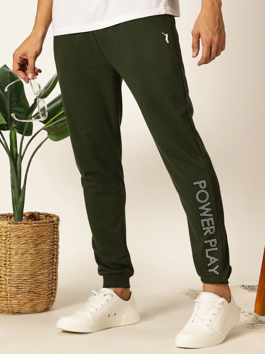 Thomas Scott Men Slim Fit Mid-Rise Joggers