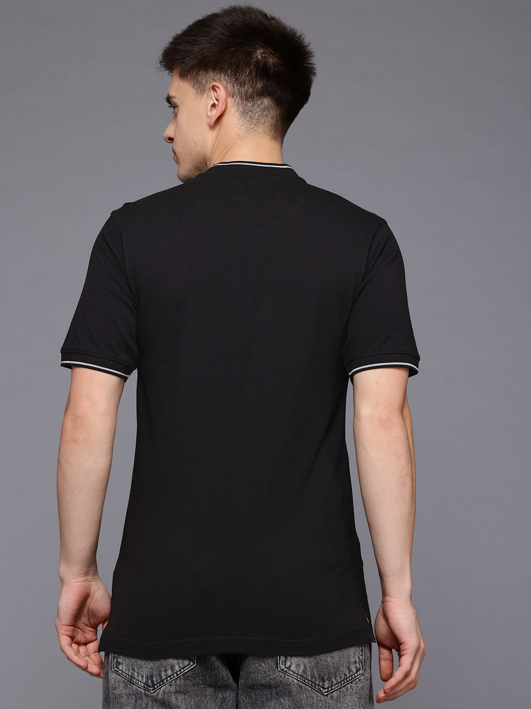Raymond Henley Neck Pure Cotton Modern Fit T-shirt