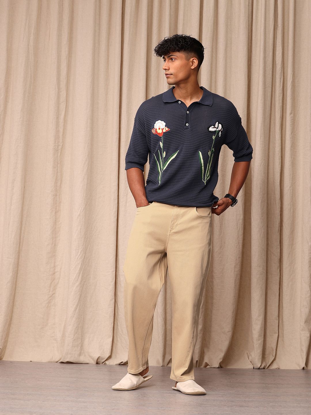 Mr Bowerbird Men Tapered Fit Mid-Rise Stretchable Jeans