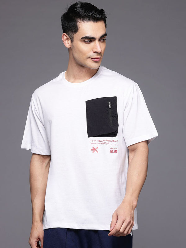 HRX by Hrithik Roshan Pocket-Detail T-shirt