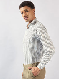 DENNISON Men Smart Micro Checks Formal Shirt