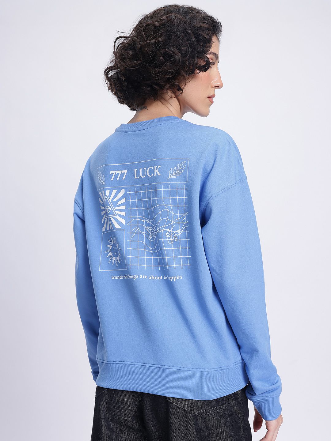 DressBerry Graphic Printed Sweatshirt