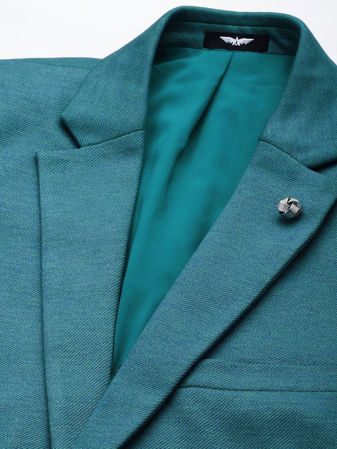 Park Avenue Active Fit Solid Single-Breasted Formal Blazers