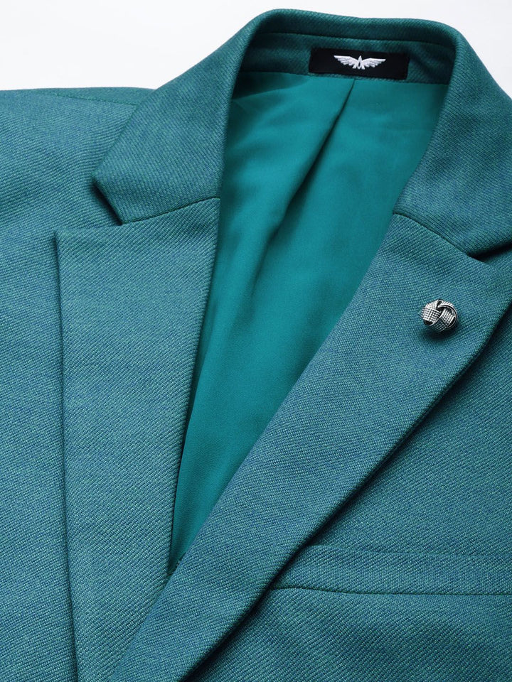 Park Avenue Active Fit Solid Single-Breasted Formal Blazers