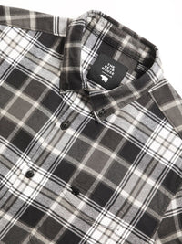 THE BEAR HOUSE Tartan Checked Slim Fit Flannel Pure Cotton Casual Shirt