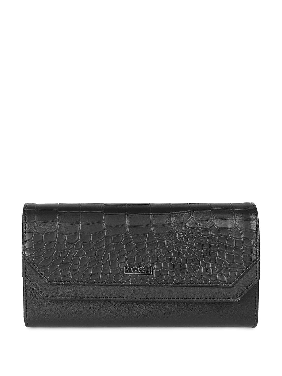 Mochi Women Animal Textured Two Fold Wallet